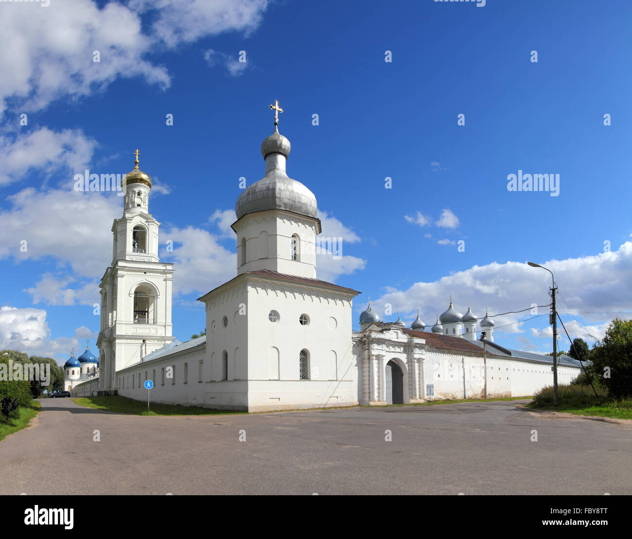 Kloster St. George in Weliki Nowgorod Stockfoto