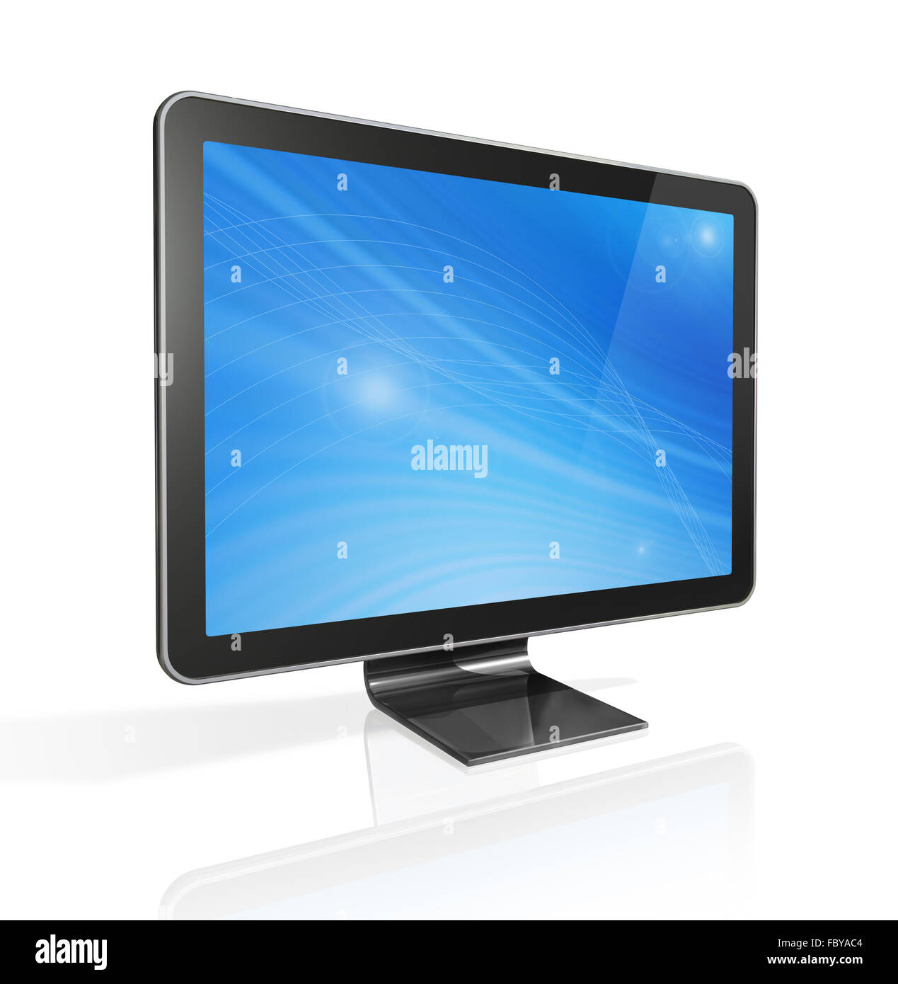 HD-TV - Computer Stockfoto
