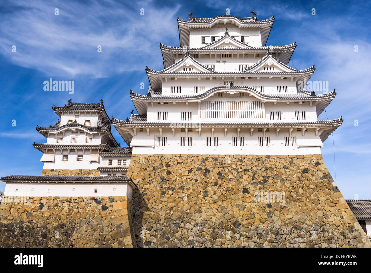 Burg Himeji, Japan. Stockfoto