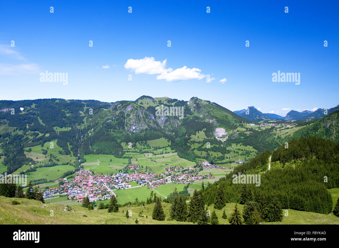 Bad Hindelang Allgäu Stockfoto