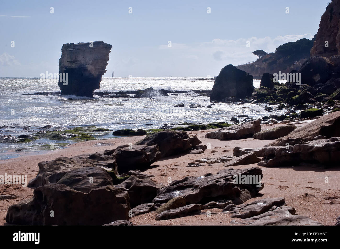Algarve-Küste Stockfoto