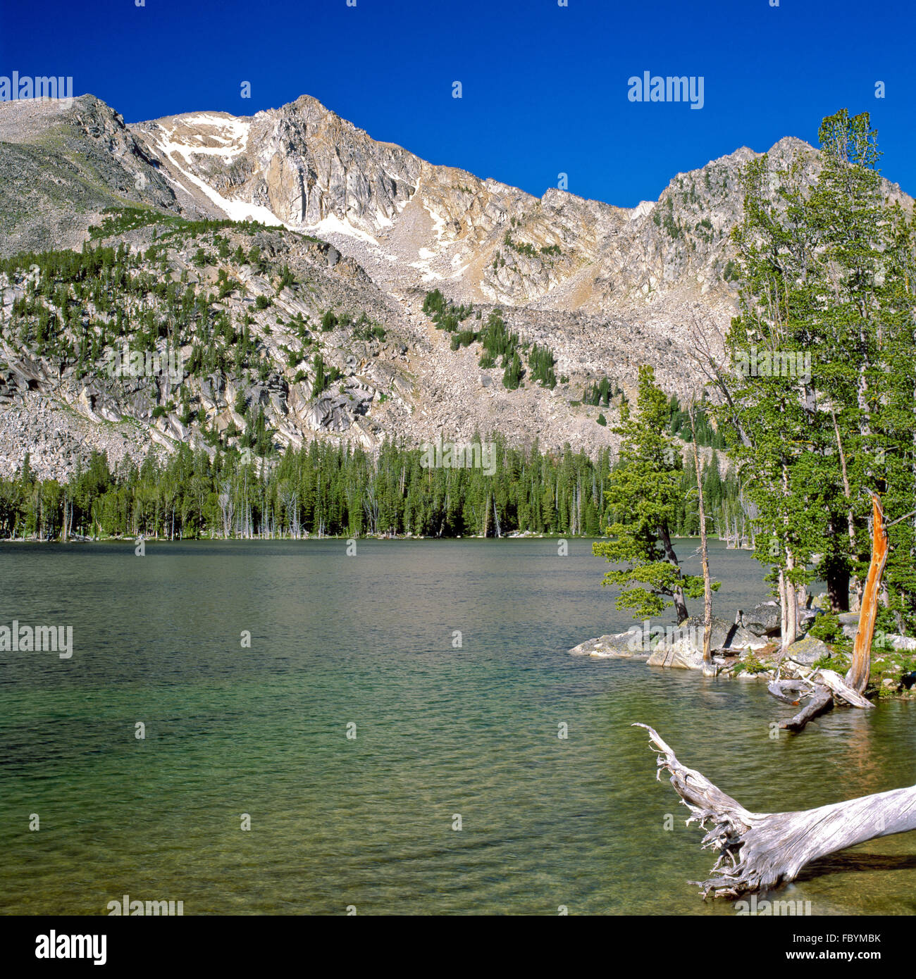 Waukena See unter Mount Tahepia im Bereich von Pionier in der Nähe von Dillon, montana Stockfoto