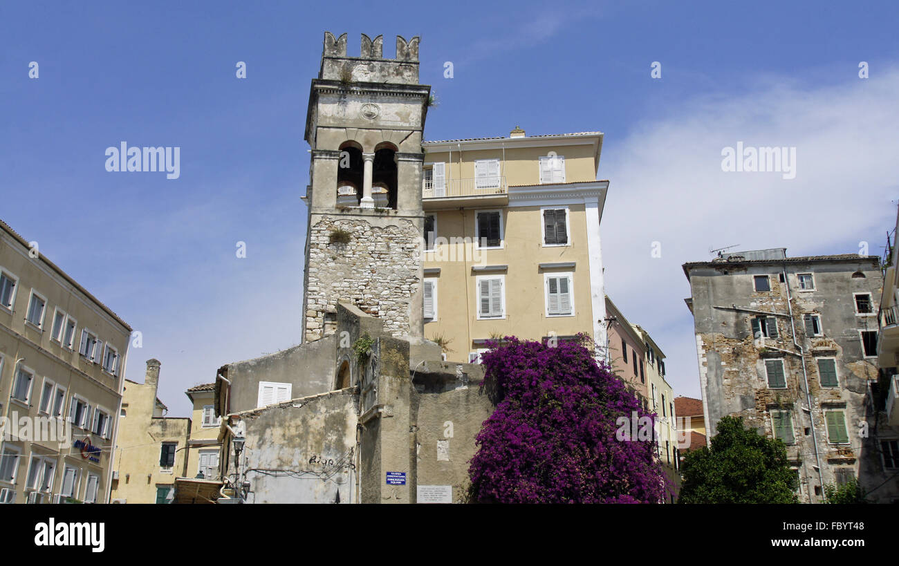 Architektur von Griechenland Insel Stockfoto