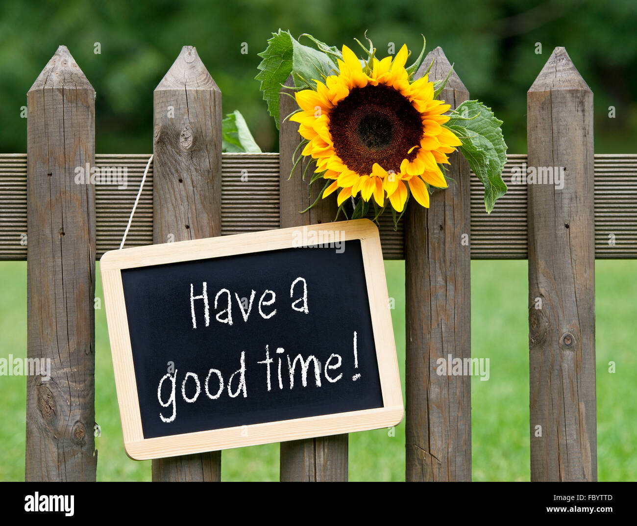Haben Sie eine gute Zeit! Stockfotografie Alamy