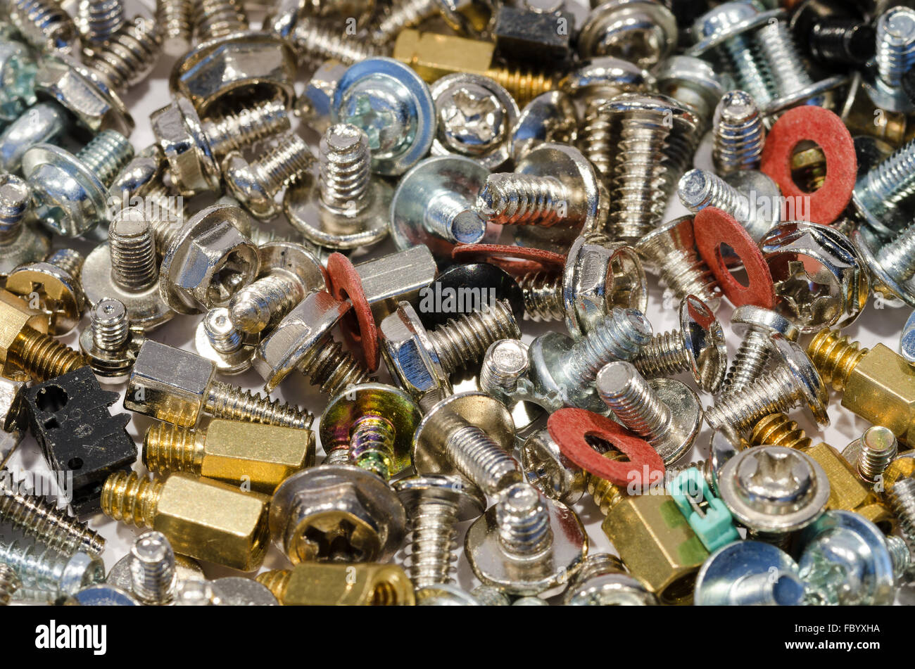 Montage Maerial für Personal computer Stockfoto