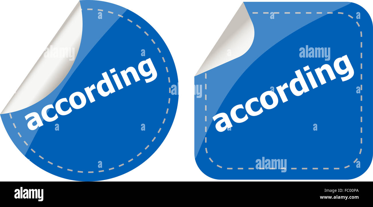 Laut Aufkleber set weiß, Symbol anklicken Stockfoto