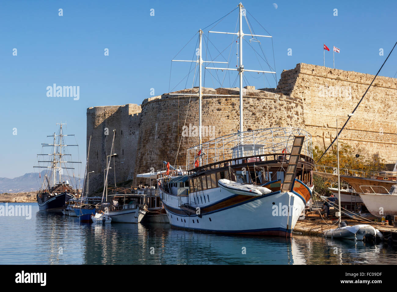 Festung in Kyrenia (Girne), Nord-Zypern Stockfoto