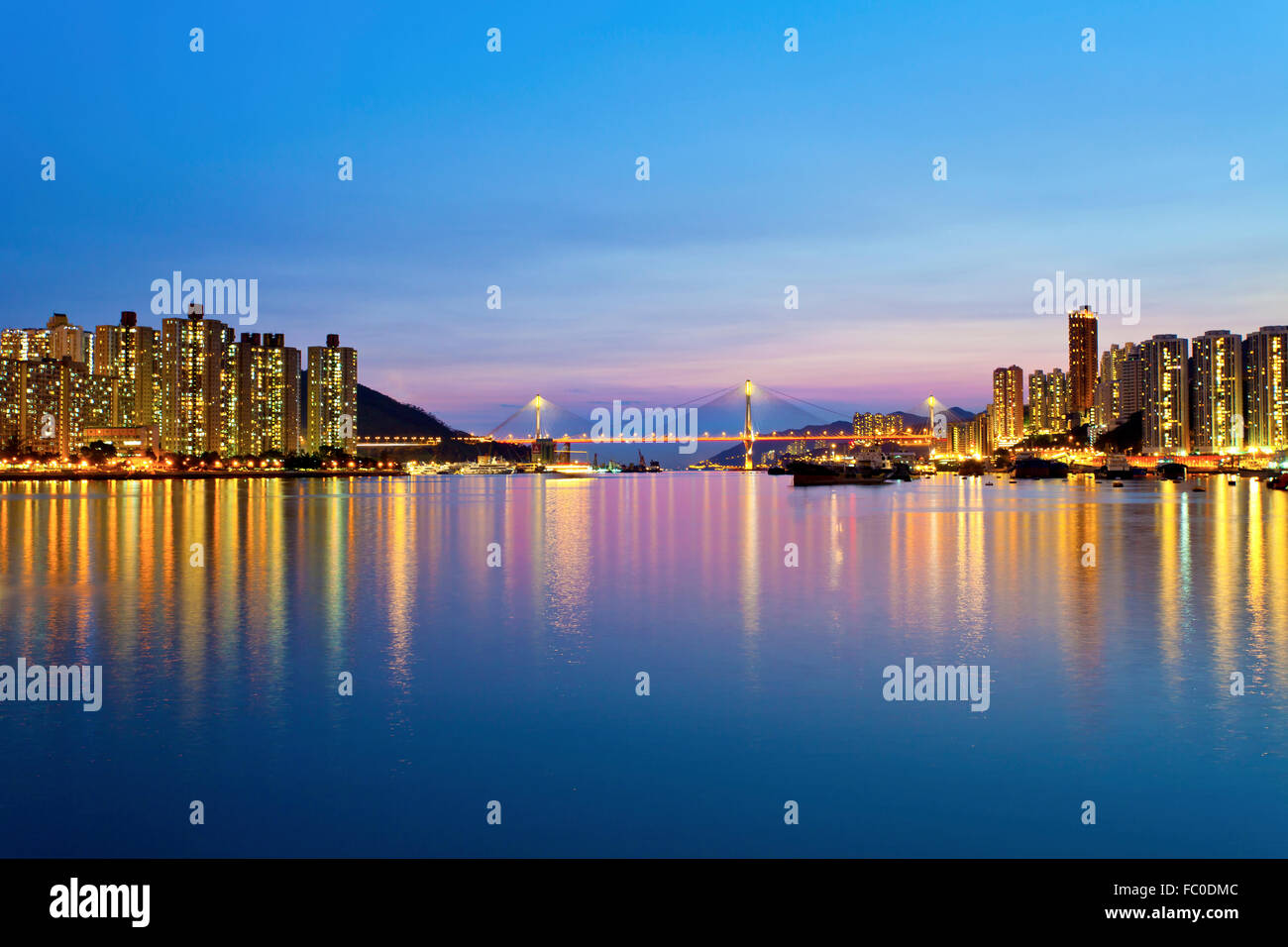 Hong Kong Innenstadt Küste Stockfoto