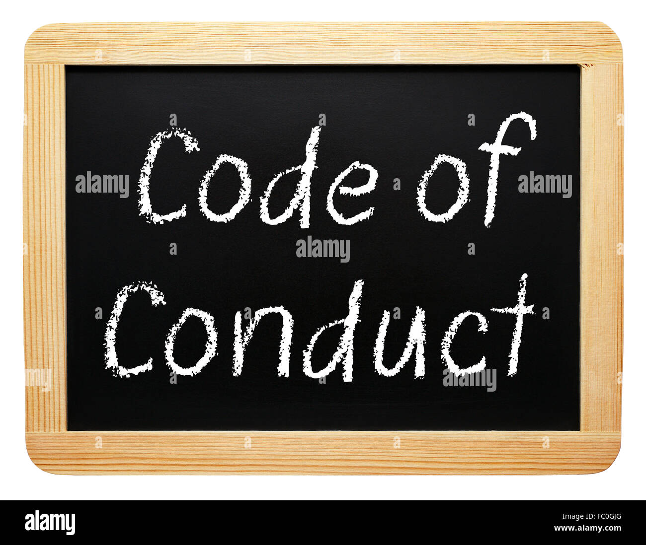 Code of Conduct Stockfoto