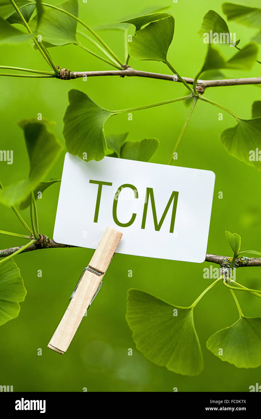 TCM (traditionelle chinesische Medizin) Stockfoto