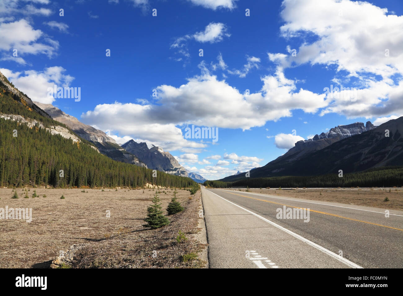 Die majestätische Landschaft Stockfoto