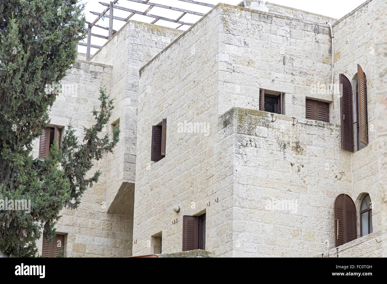 Jerusalem-Straße in der Altstadt. Stockfoto