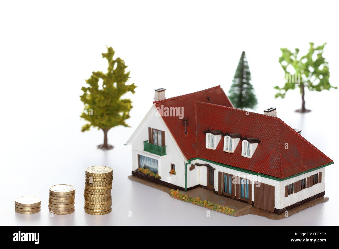 Finanzen Immobilien Stockfoto