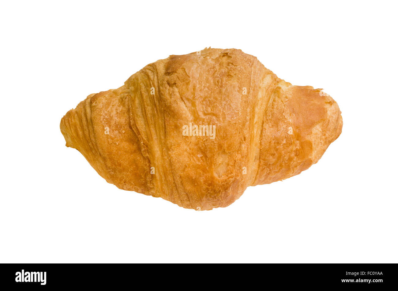 isolierte croissant Stockfoto