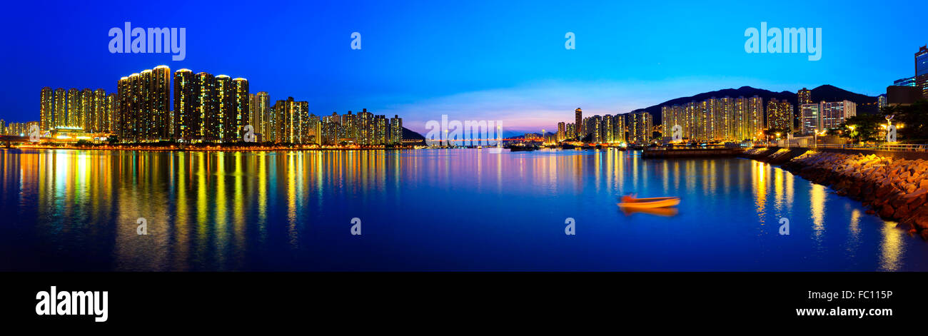 Blick auf den Hafen Hong Kong Stockfoto