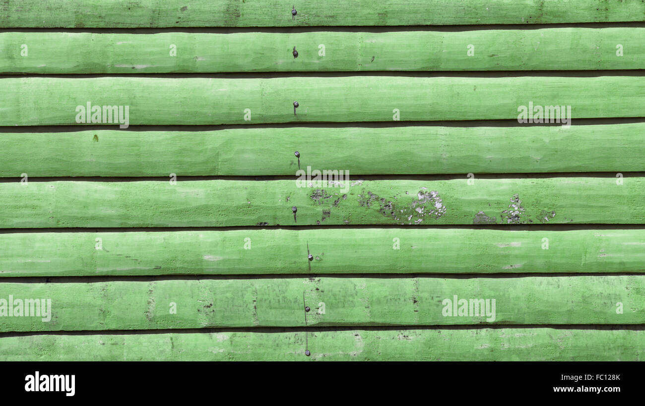 grünes Holz Hintergrund Stockfoto