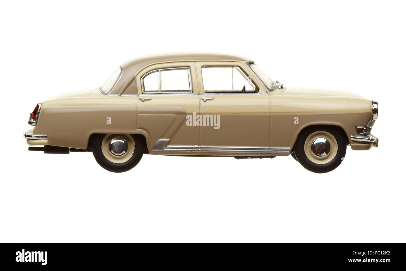 Retro-Spielzeugauto Stockfoto