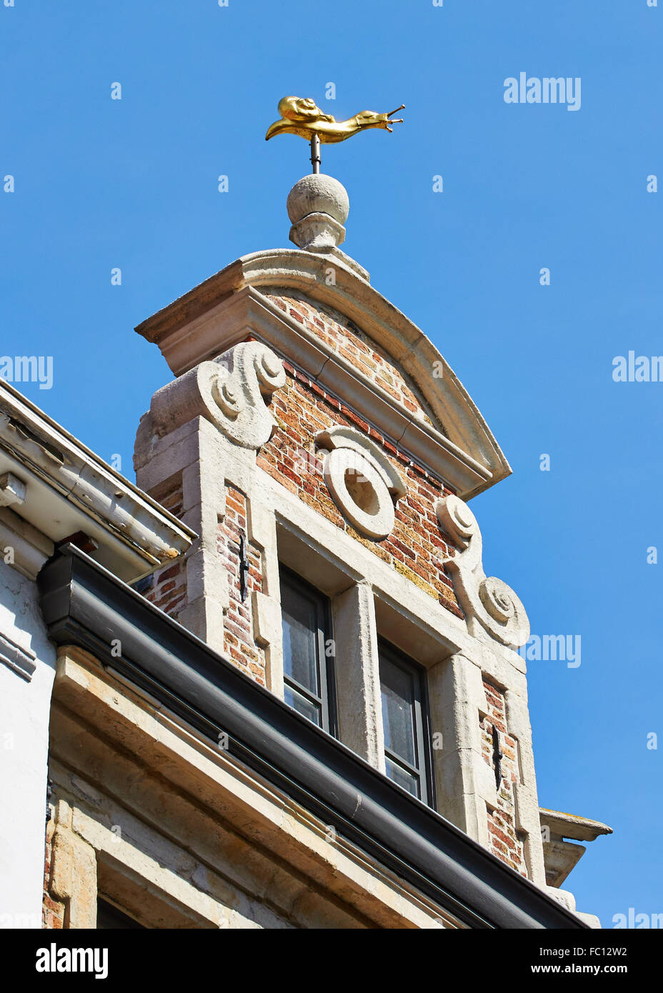 Gebäude auf dem Markt, Brügge, Belgien Stockfoto
