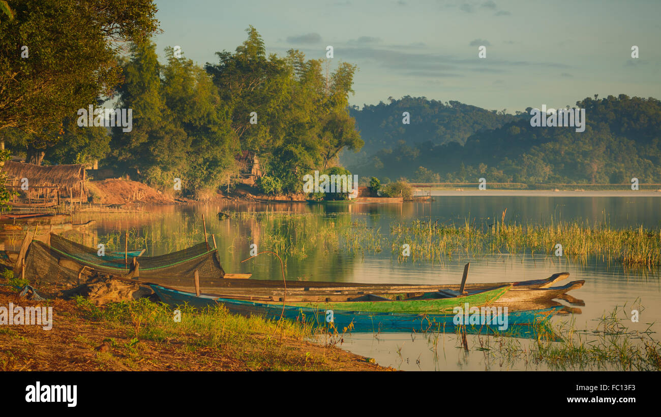 Lak See Stockfoto