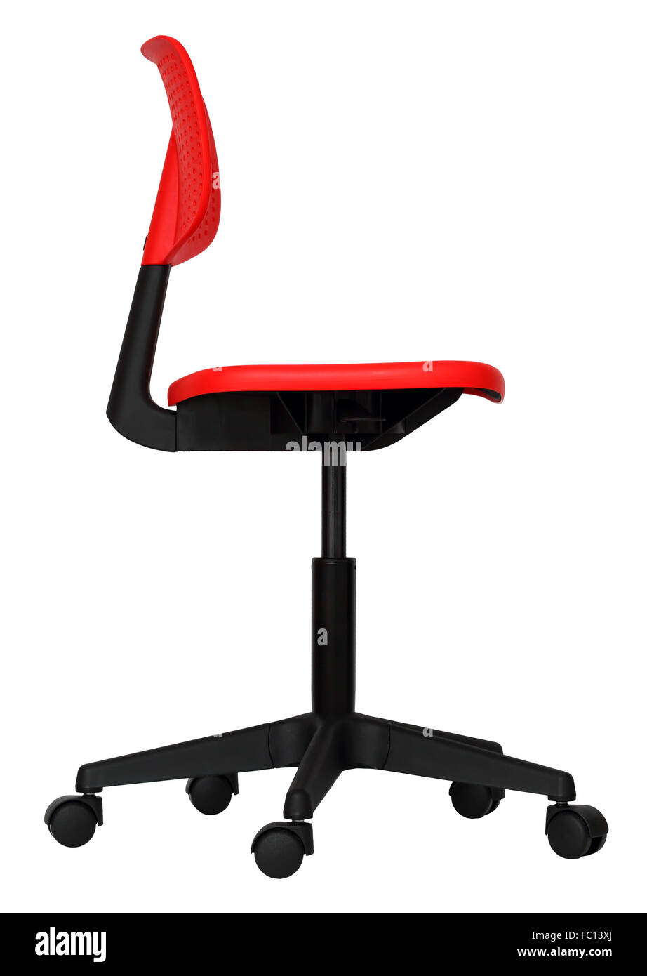 moderne rote Bürostuhl Stockfoto
