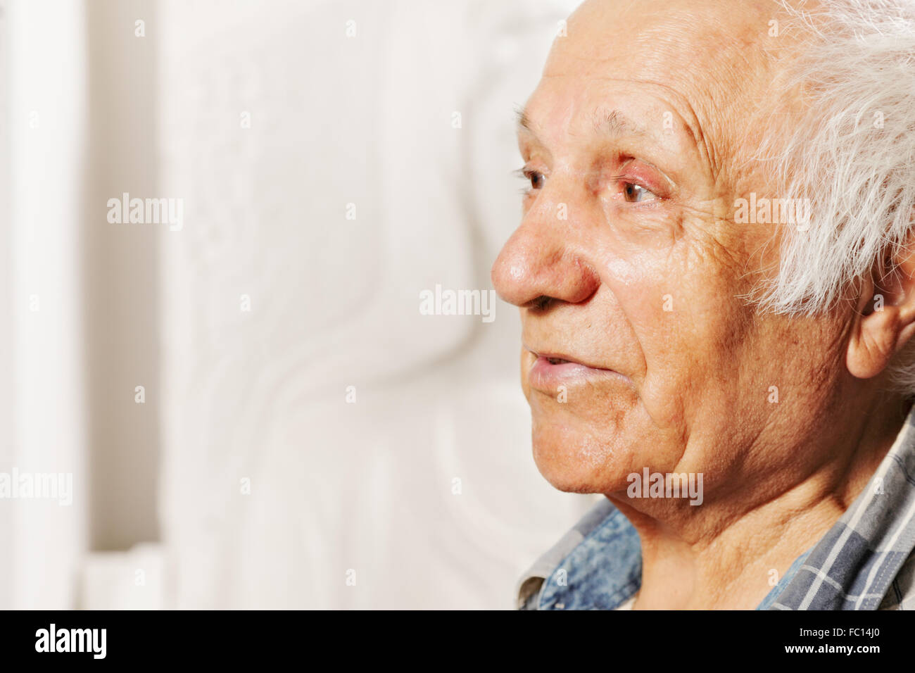 Porträt eines älteren Mannes Stockfoto