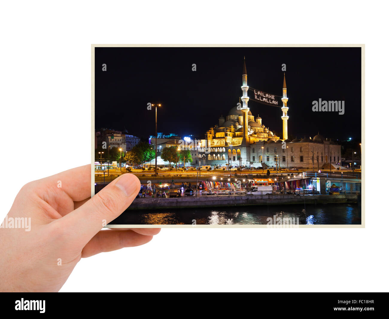 Istanbul-Türkei-Fotografie in der hand Stockfoto