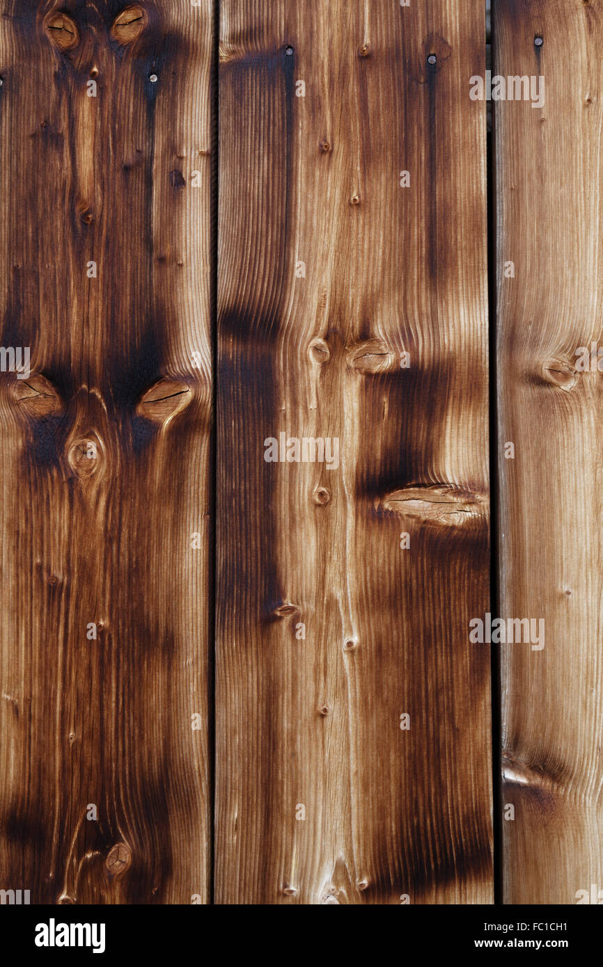 Holzplatten Stockfoto