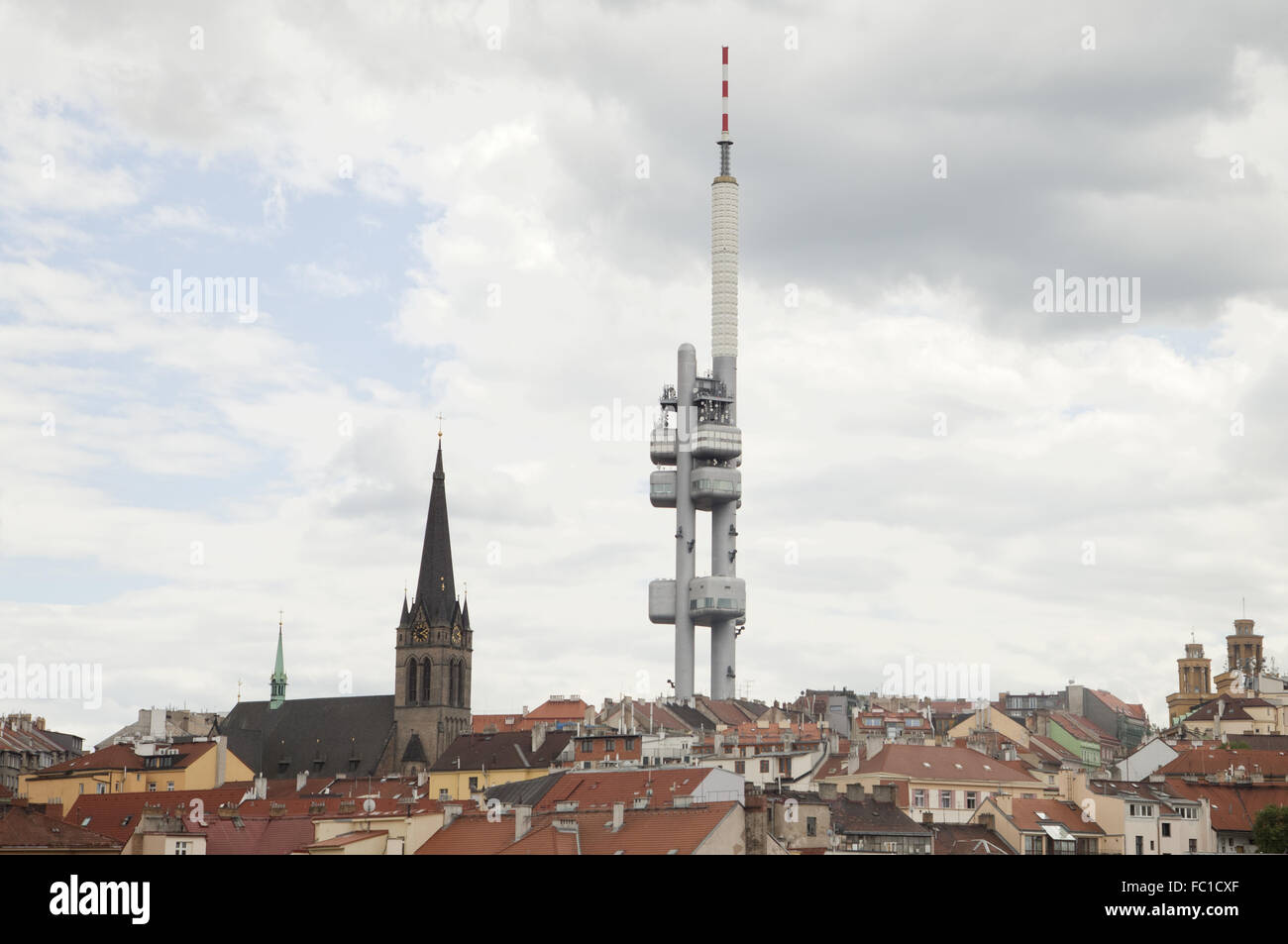 TV Turm von Prag Stockfoto