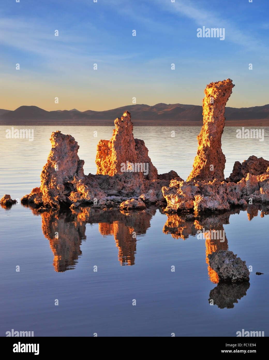 Den malerischen Sonnenuntergang Stockfoto