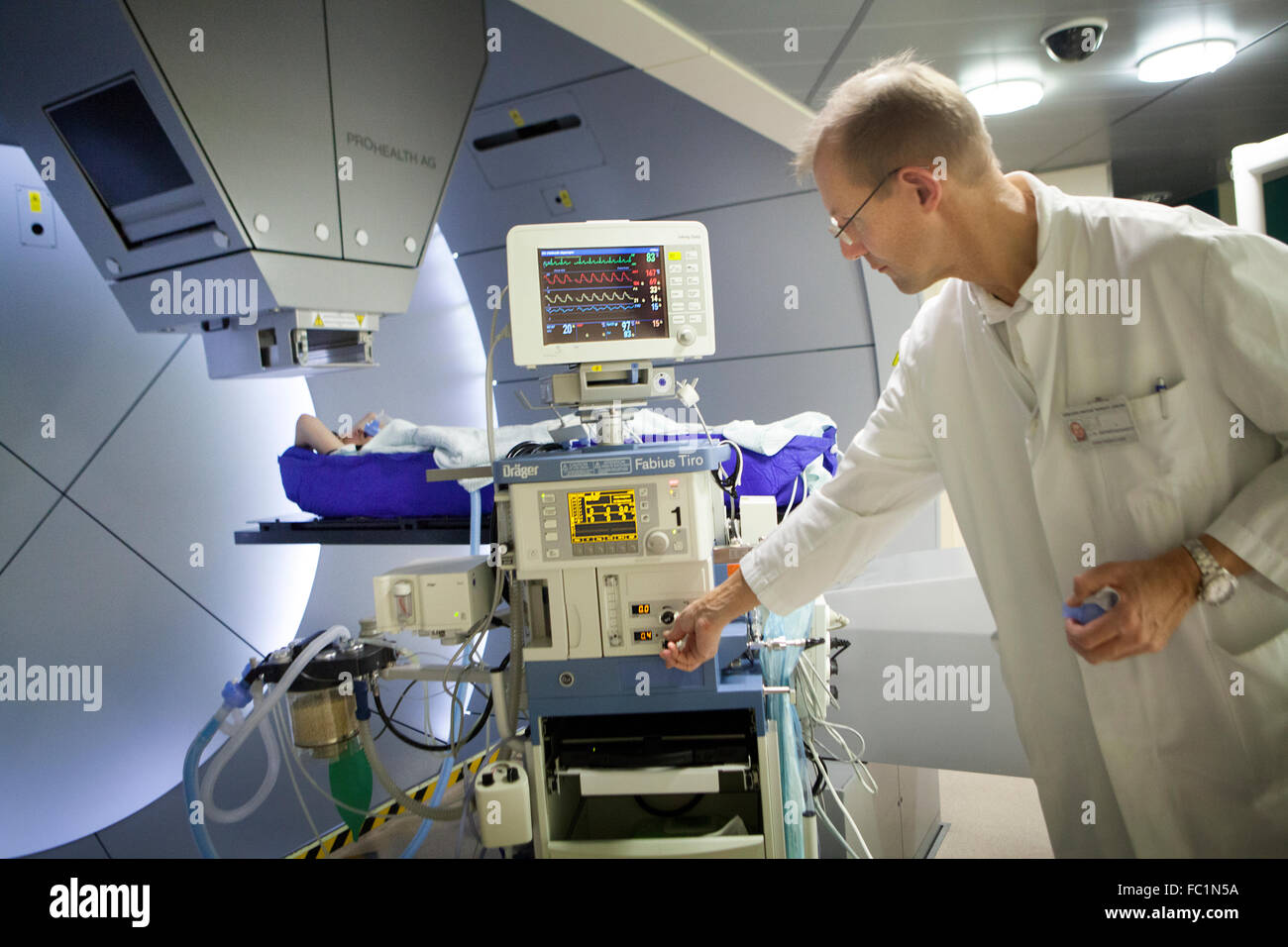 PROTONTHERAPY Stockfoto