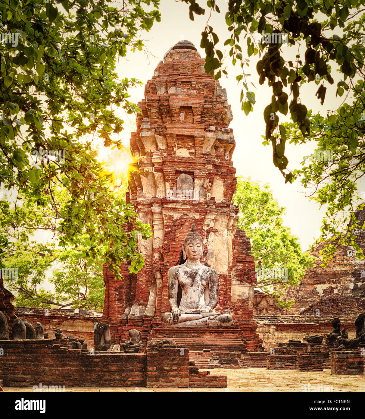 Wat Mahatat. Stockfoto