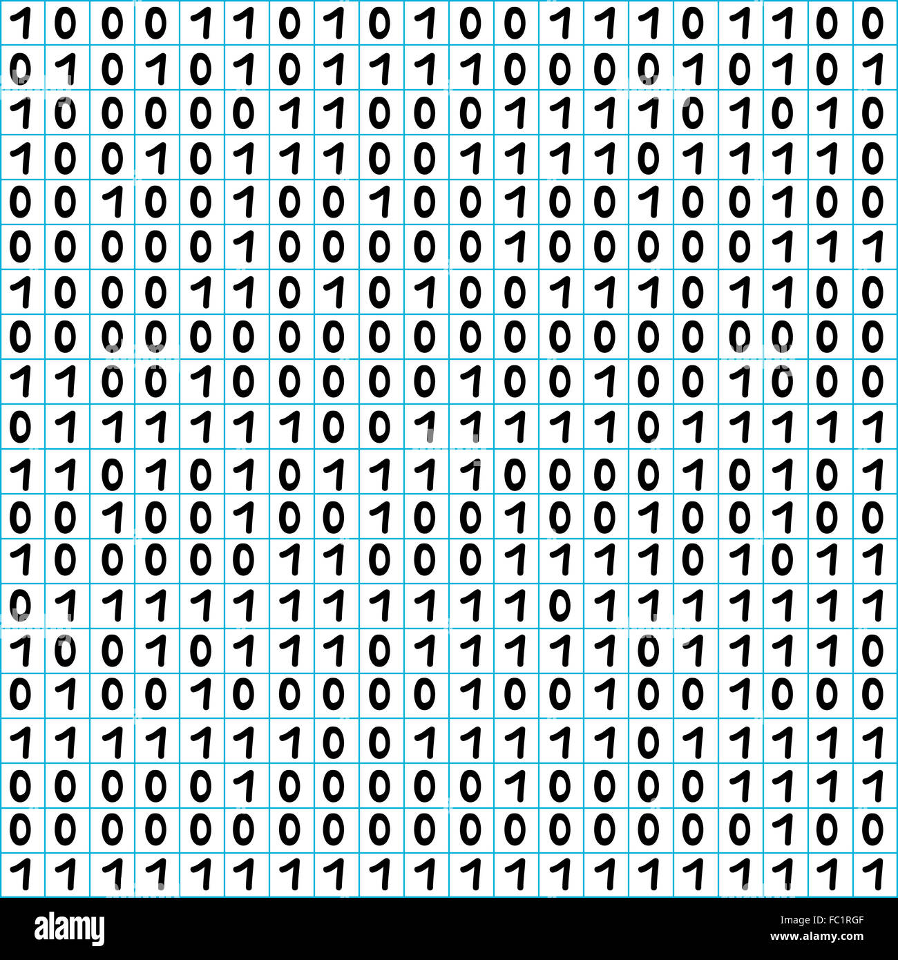 Binär-Code-Muster Stockfoto