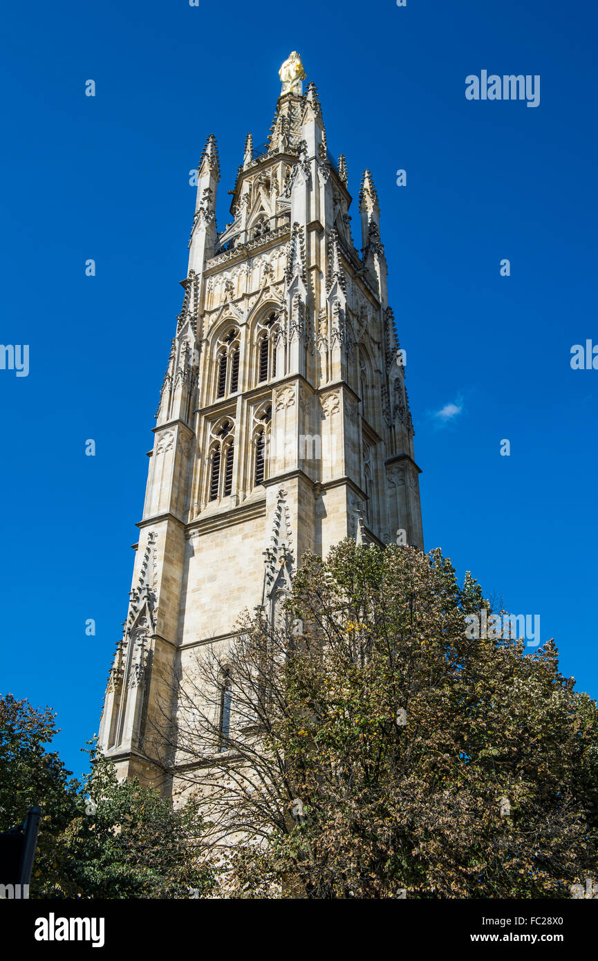 Kathedrale von Turm von Bordeaux, Bordeaux, Frankreich Stockfoto