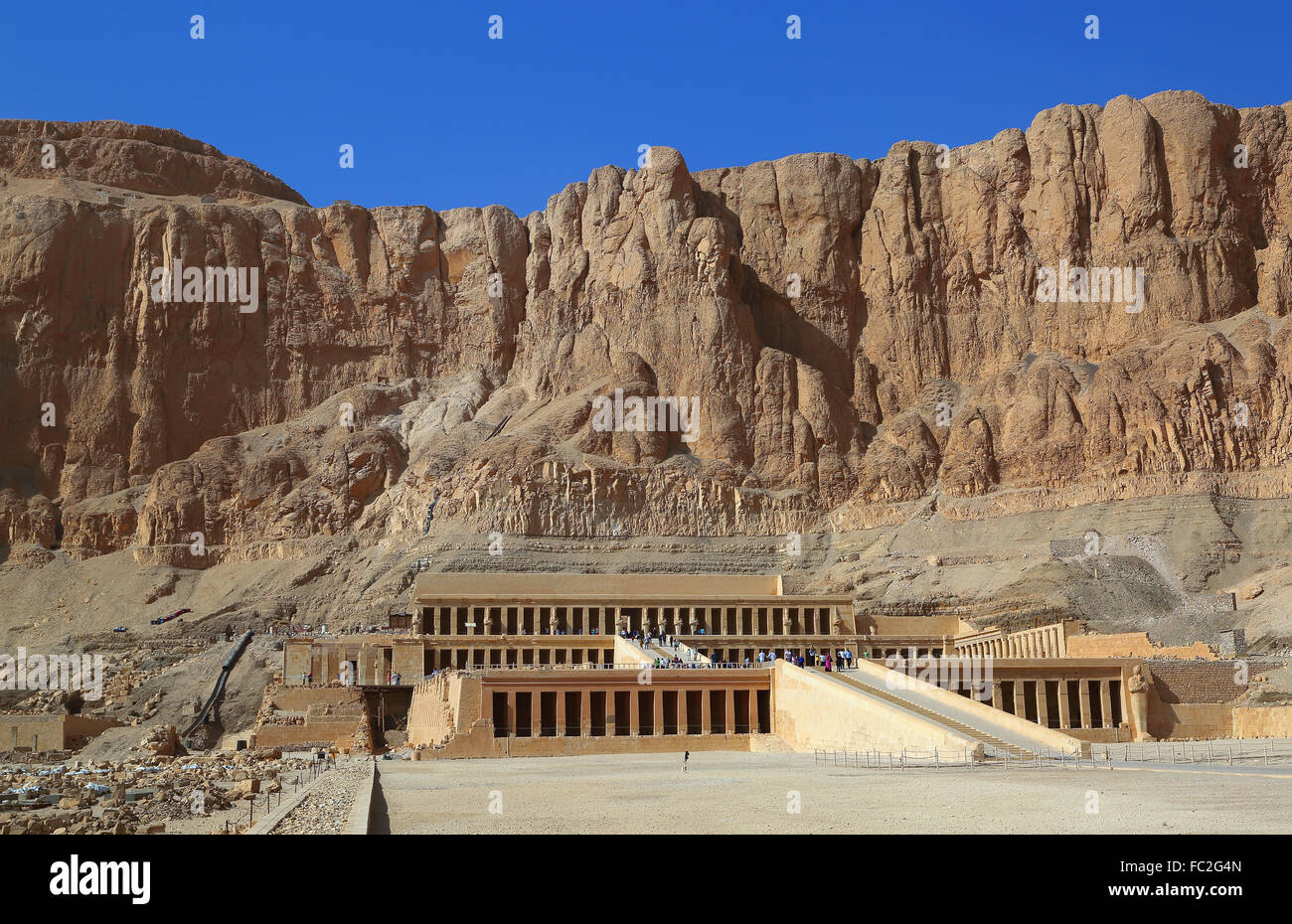 Tempel der Hatschepsut in Luxor Ägypten Stockfoto