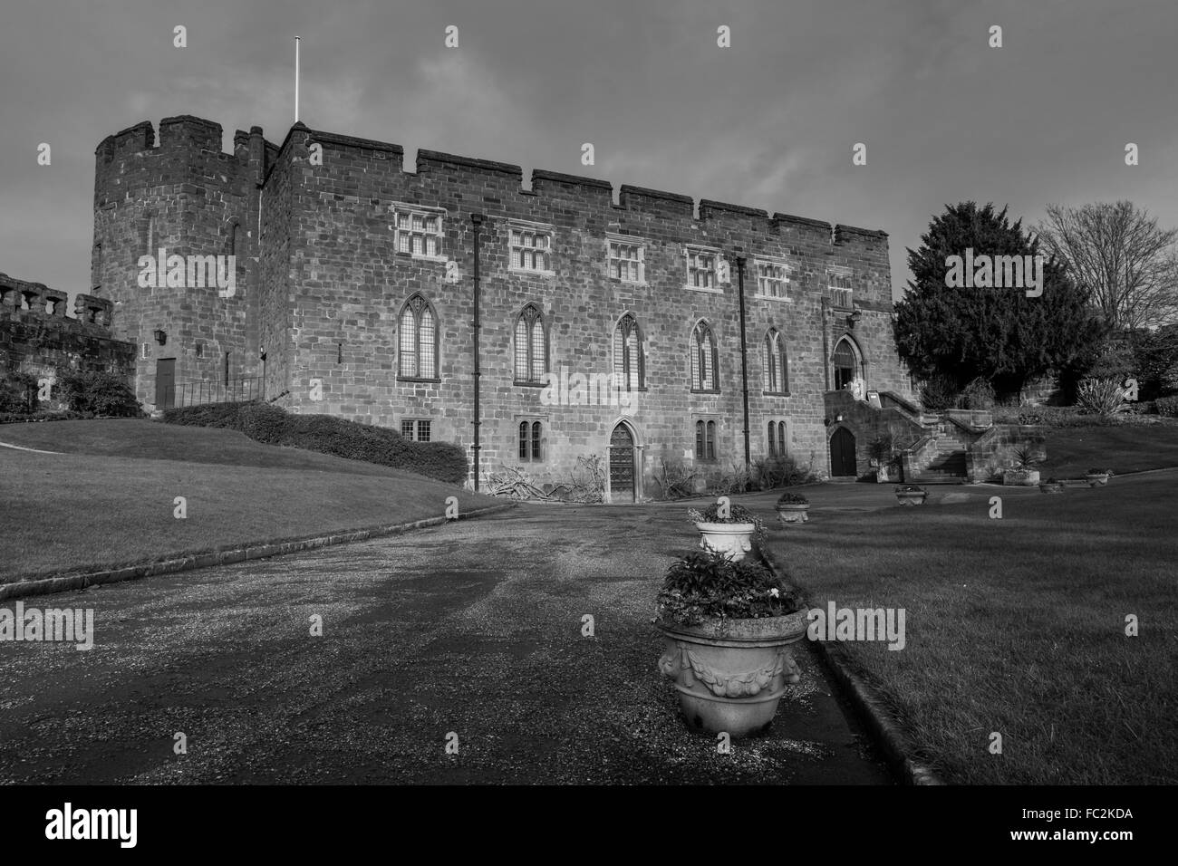 Shrewsbury Castle, Shrewsbury, Shropshire, England, Vereinigtes Königreich Stockfoto