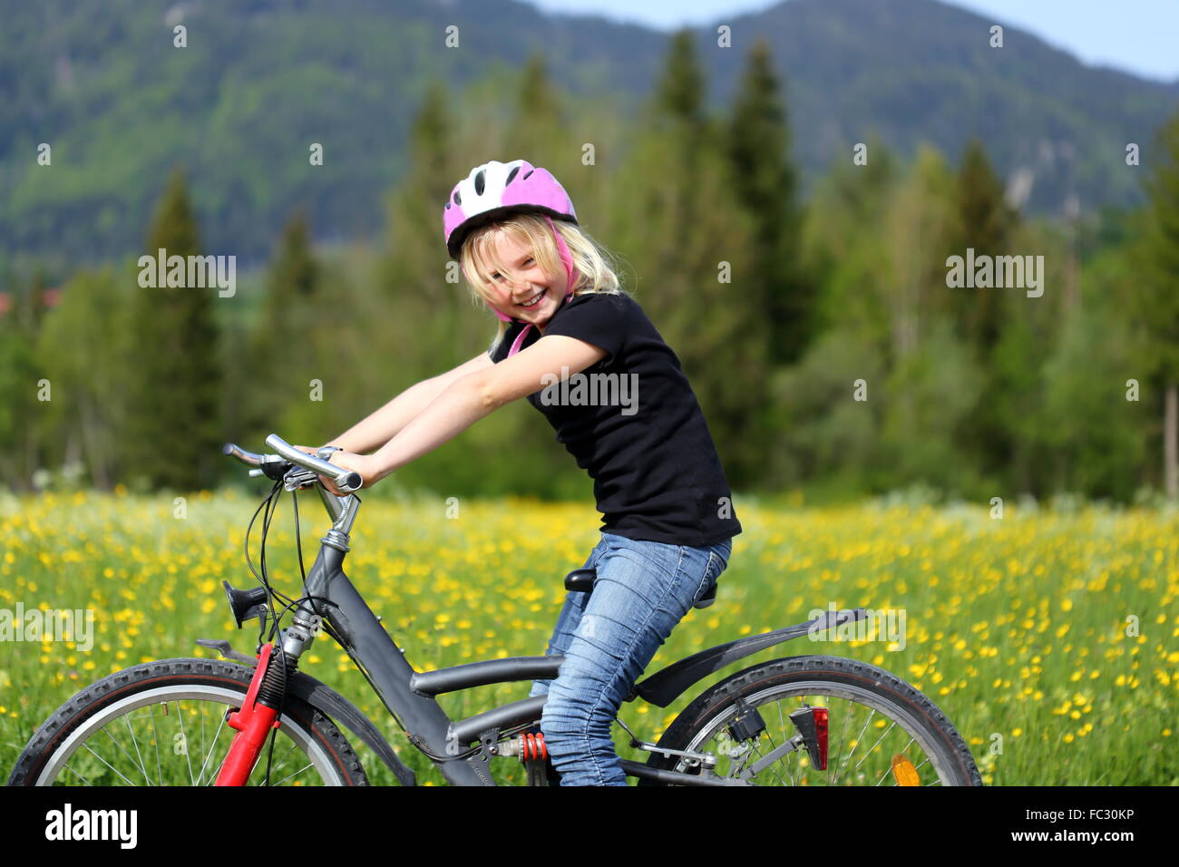 Sport in der Natur Stockfoto