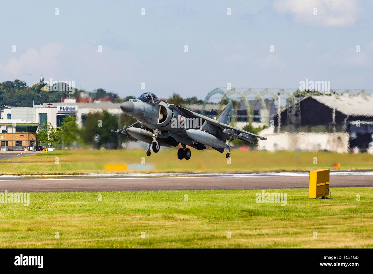 McDonnell Douglas AV-8 b Harrier II (EAV-8 b Matador II), Farnborough International Airshow, Farnborough Airport, Rushmoor, Hampsh Stockfoto