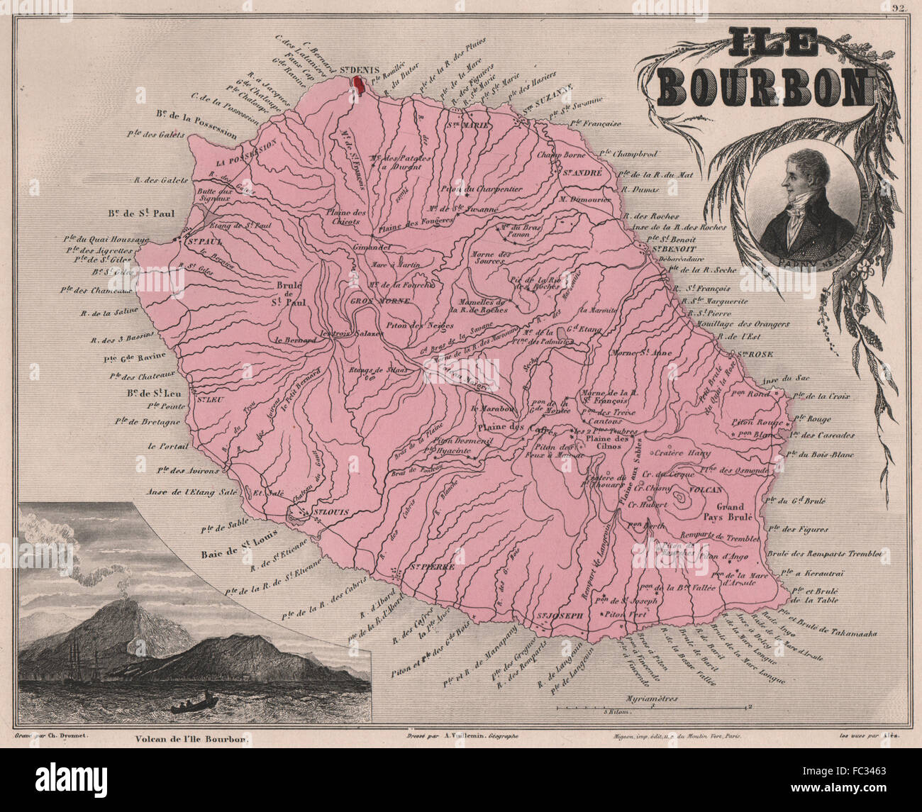 Ile de france karte mit orte Fotos und Bildmaterial in hoher Auflösung Alamy