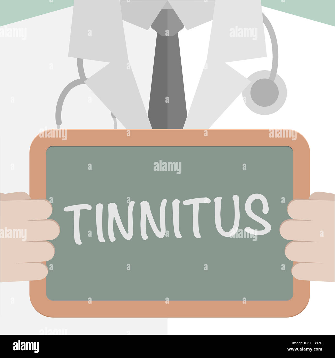 Ärztekammer-Tinnitus Stockfoto
