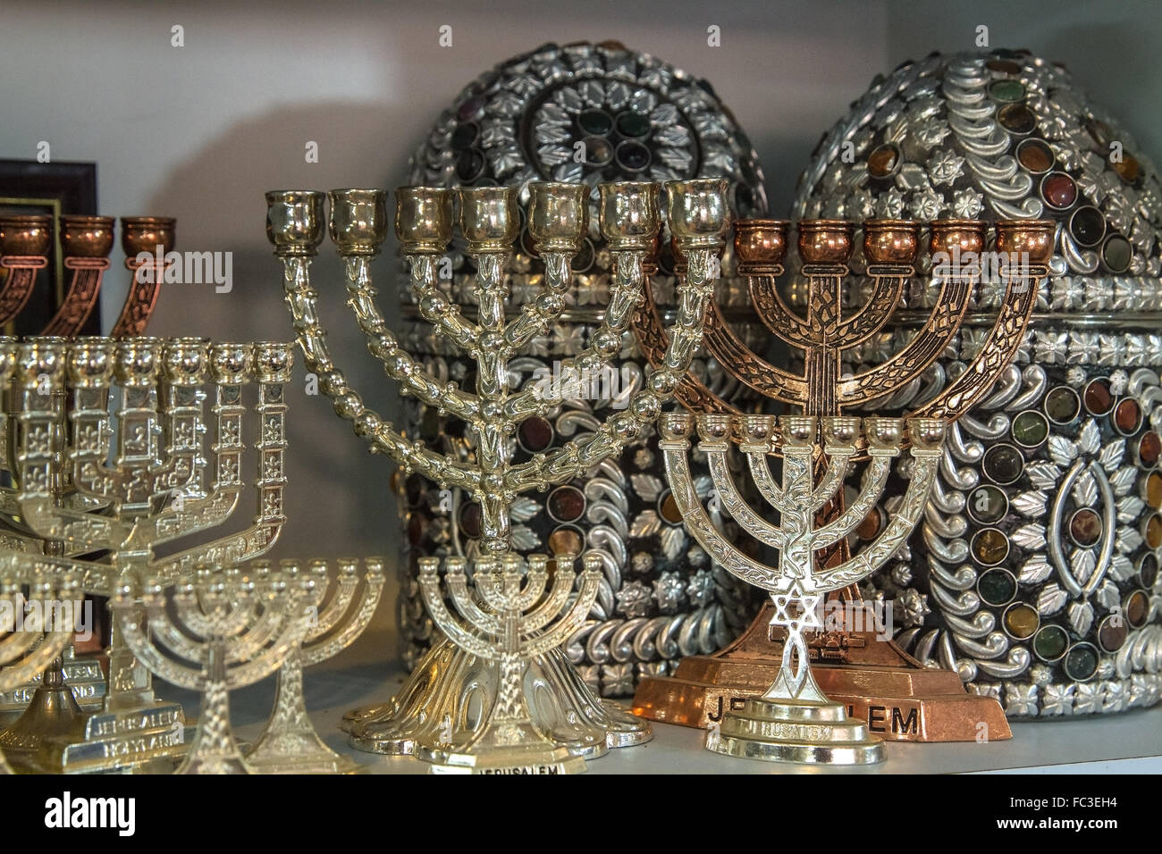 Jüdischer Feiertag Chanukka. Stockfoto