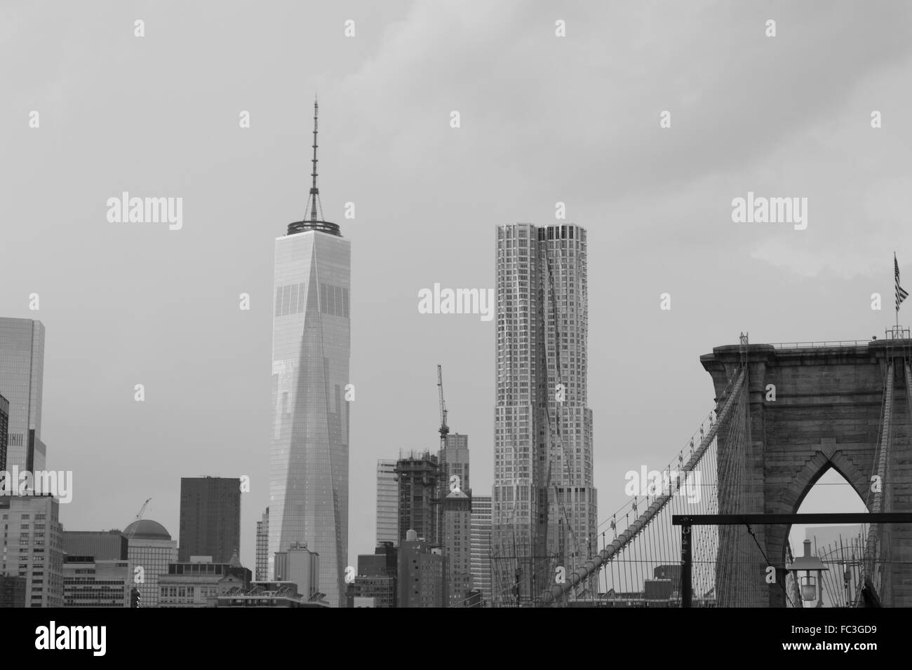 Black And White storm Stockfoto