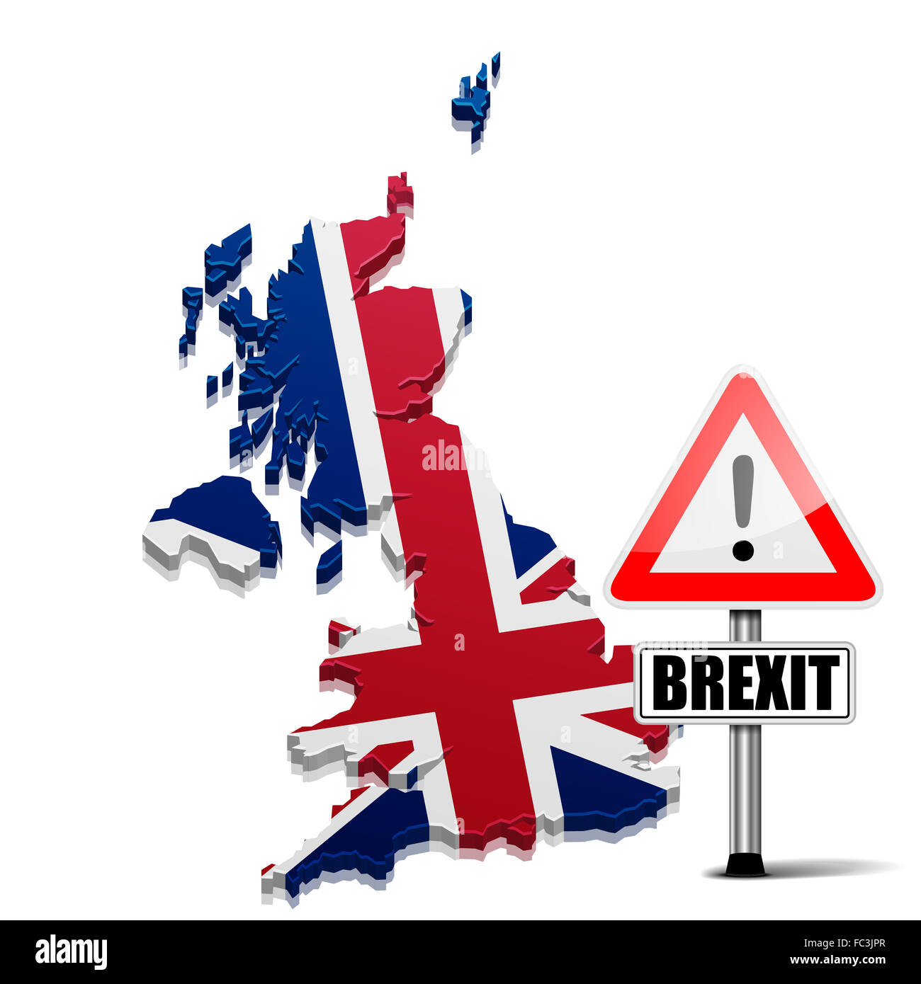 Großbritannien-Austritt Stockfoto