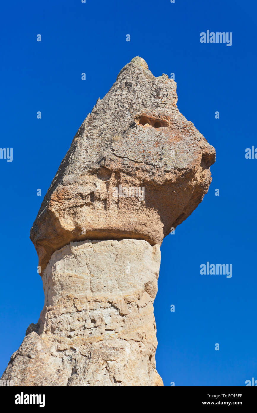 Felsformationen in Cappadocia Türkei Stockfoto