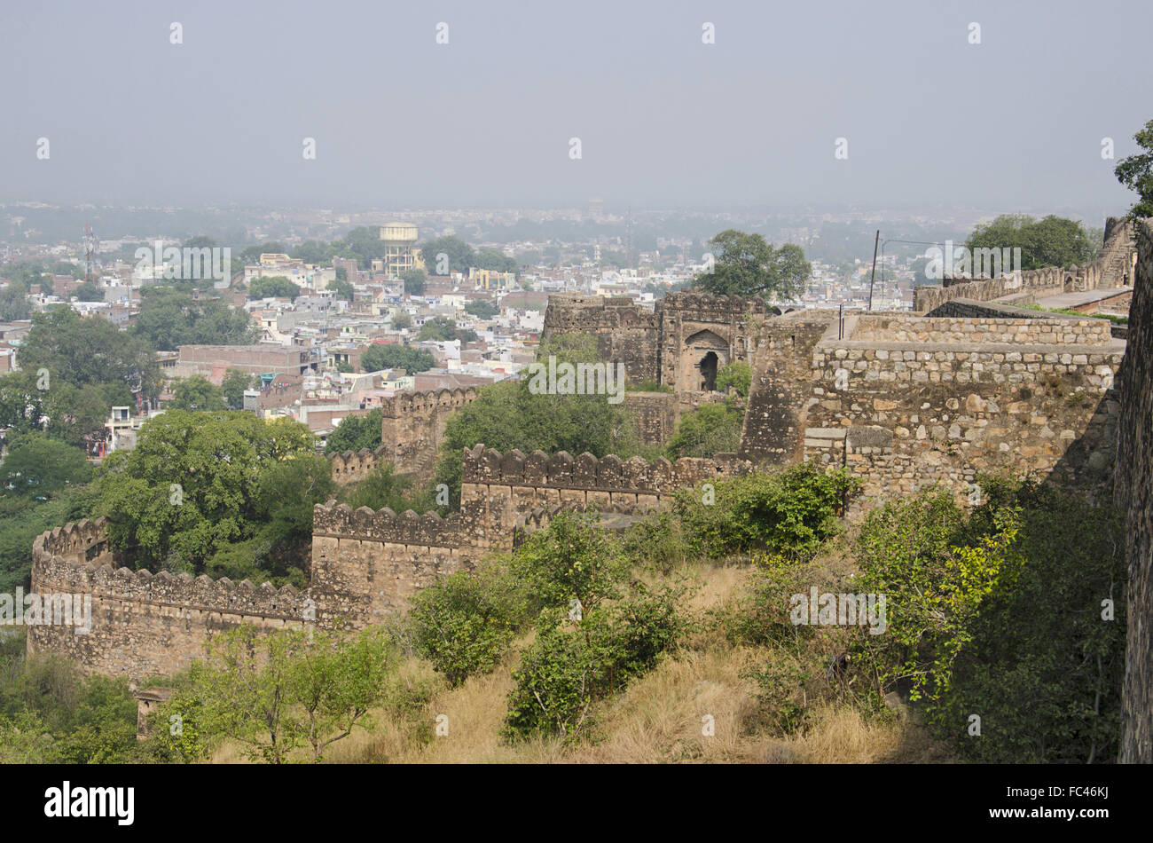 Jhansi Fort, Jhansi, Uttar Pradesh, Indien Stockfoto
