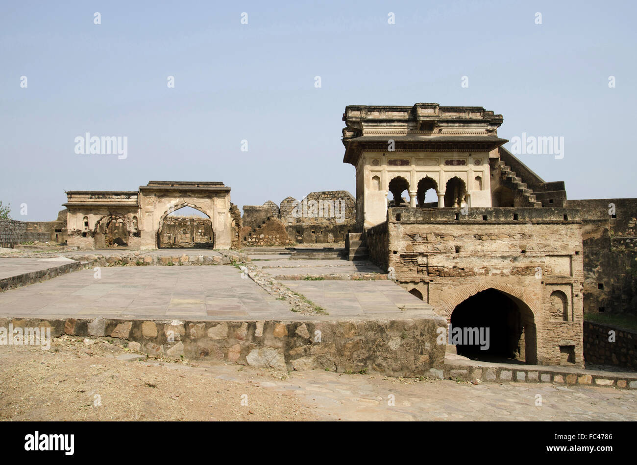 Jhansi Fort, Jhansi, Uttar Pradesh, Indien Stockfoto