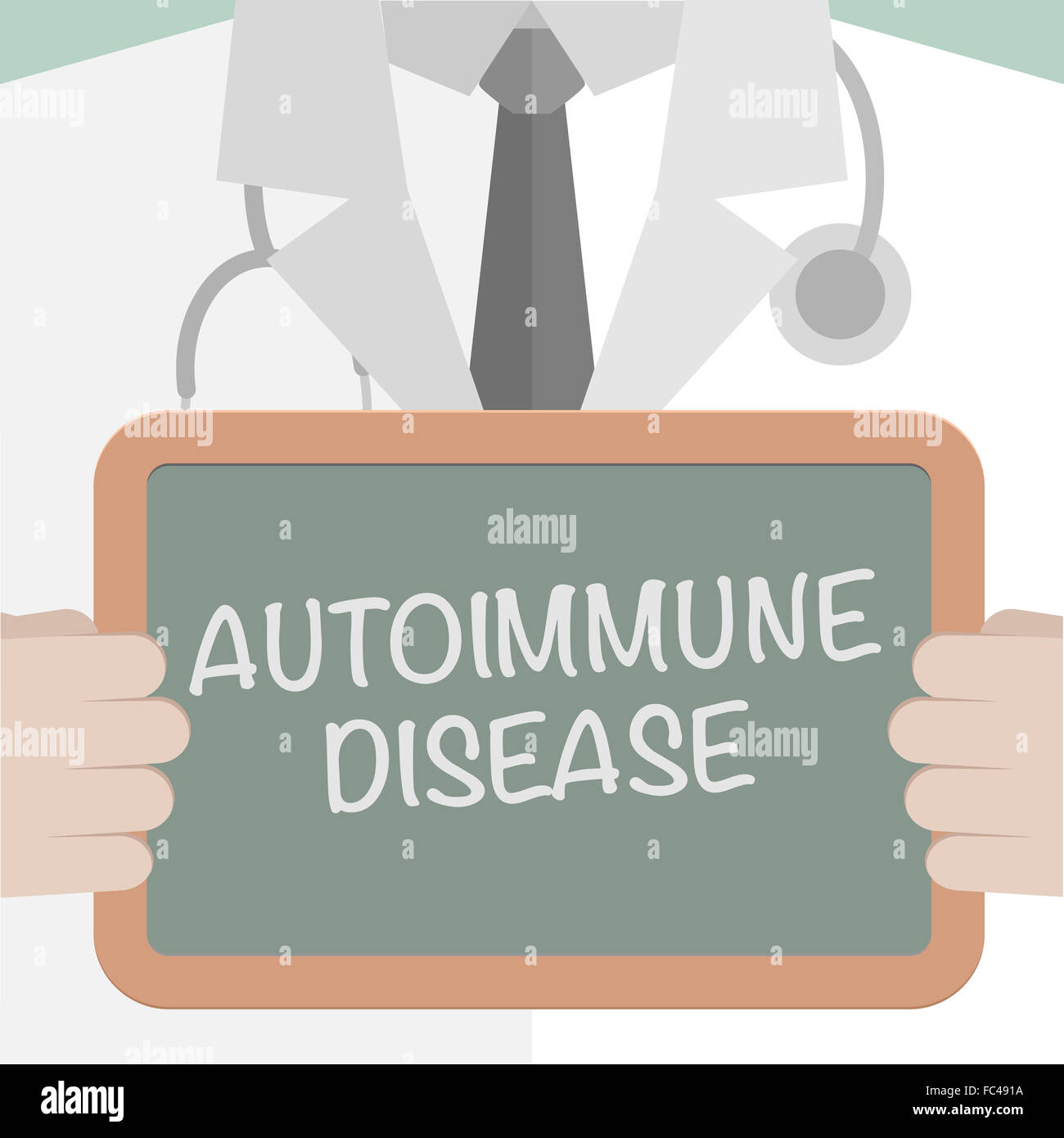 Board-Autoimmun-Krankheit Stockfoto