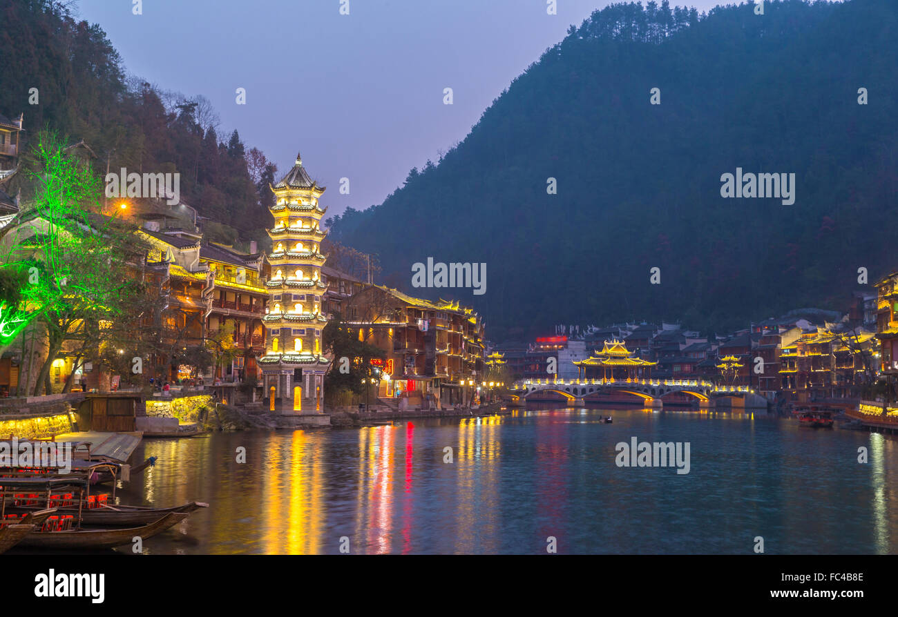 Fenghuang alte Stadt China Stockfoto