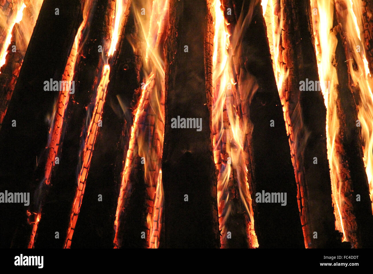 Mittsommernacht Stockfoto