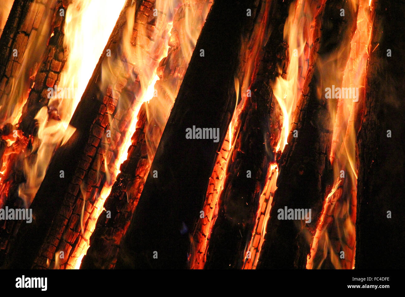 Mittsommernacht Stockfoto