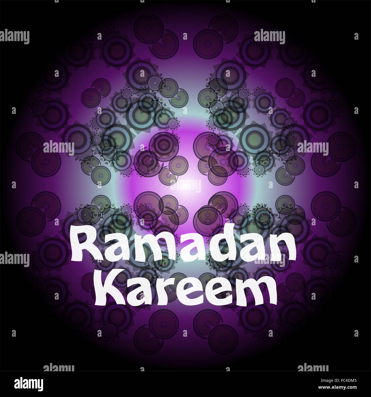 Ramadan Kareem (Happy Ramadan für dich) Stockfoto